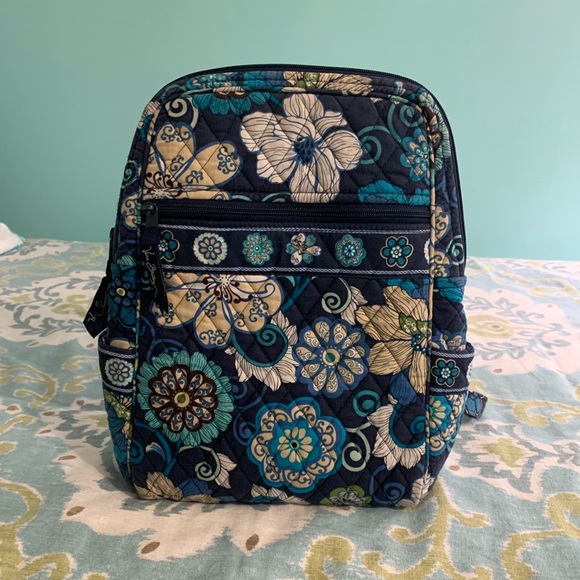 Vera Bradley Handbags - Vera Bradley Mod Floral Blue Backpack